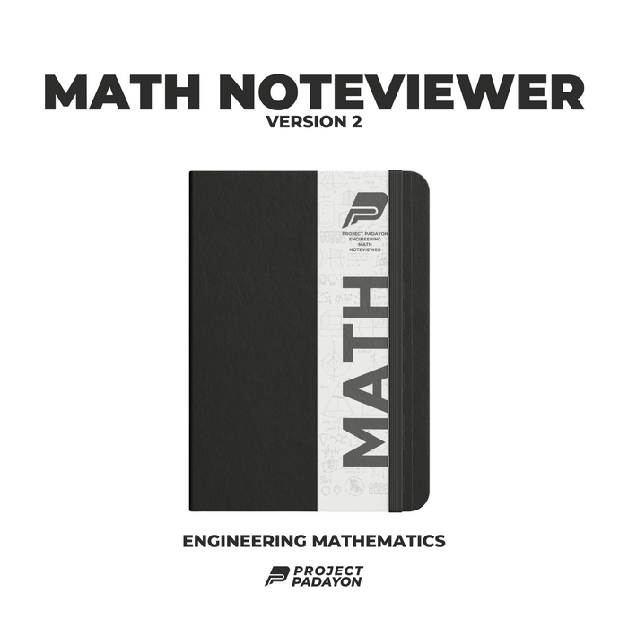 NoteViewer - Engineering Mathematics Version 2 [Notebook + Reviewer] (with more content) - Leather Notebook - Project Padayon