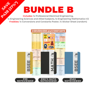 EE BUNDLES -Version 2 - Eng'gSciences & Allied Subjects + Professional Electrical Engineering +Math