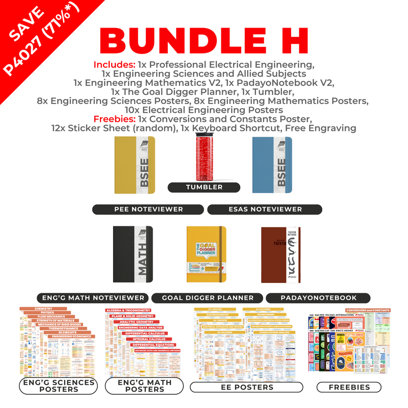 EE BUNDLES -Version 2 - Eng'gSciences & Allied Subjects + Professional Electrical Engineering +Math