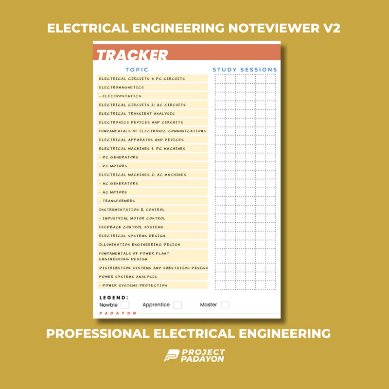 Professional Electrical Engineering (PEE) v2 Noteviewer - Leather - Project Padayon