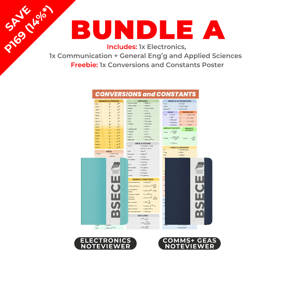 ECE BUNDLE - GEAS + COMMs + ELECs + MATH