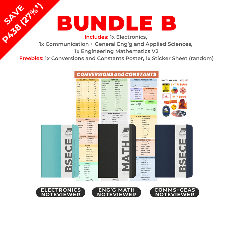 ECE BUNDLE - GEAS + COMMs + ELECs + MATH