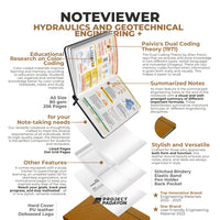 Civil Engineering NoteViewer - Hydraulics and Geotechnical Engineering + (HGE) [Notebook + Reviewer - Leather Notebook