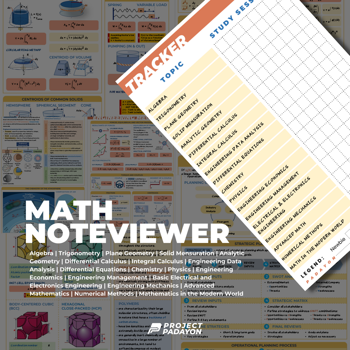 NoteViewer - Engineering Mathematics Version 2 [Notebook + Reviewer] (with more content) - Leather Notebook - Project Padayon