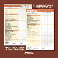 Civil Engineering NoteViewer - Structural Engineering and Construction (SCE) - Leather Notebook