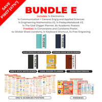 ECE BUNDLE - GEAS + COMMs + ELECs + MATH