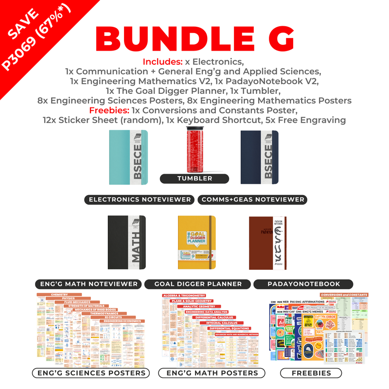 ECE BUNDLE - GEAS + COMMs + ELECs + MATH