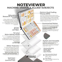 Mechanical Engineering NoteViewer - Machine Design and Allied Subjects (MD) - Leather Notebook