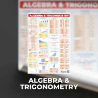 Engineering Math Posters - Algebra. Trigo. Analytic. Geometry. Calculus. Diff Equations