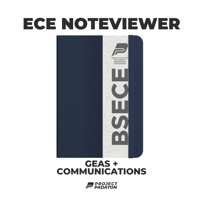 Electronics Engineering NoteViewer - GEAS + Communications [Notebook + Reviewer] - Leather Notebook