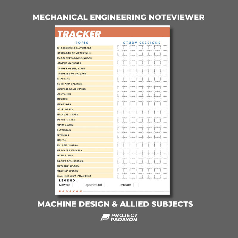 Mechanical Engineering NoteViewer - Machine Design and Allied Subjects (MD) - Leather Notebook