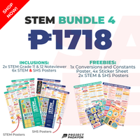 STEM Noteviewers + SHS posters Bundles by Project Padayon