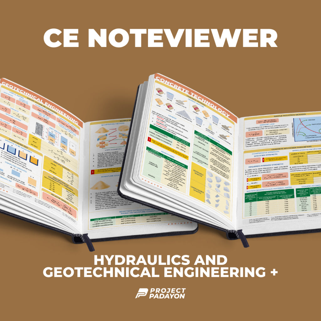 Civil Engineering NoteViewer - Hydraulics and Geotechnical Engineering + (HGE) [Notebook + Reviewer - Leather Notebook