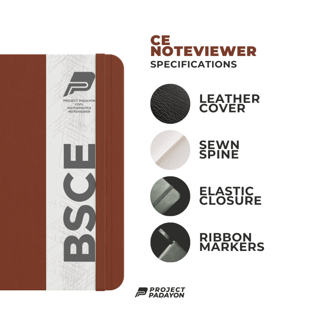 Civil Engineering NoteViewer - Structural Engineering and Construction (SCE) - Leather Notebook