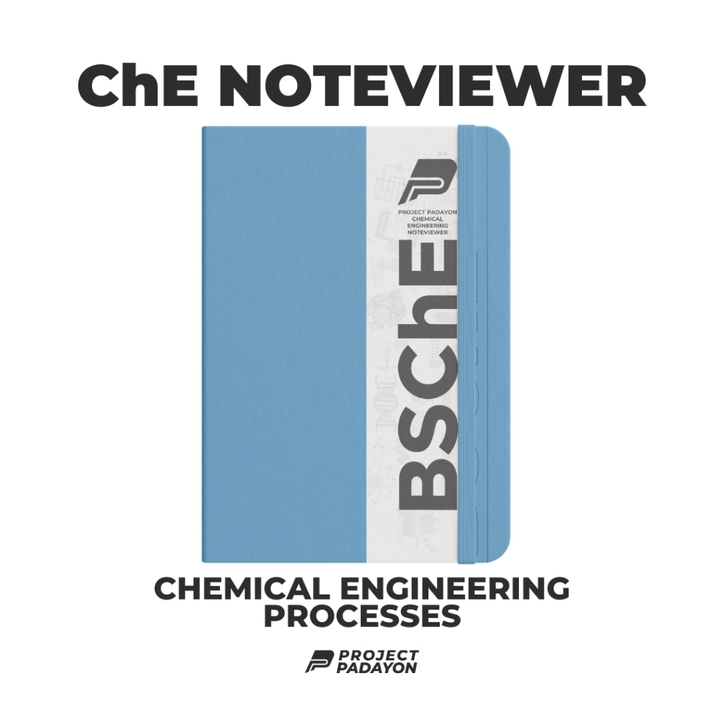 Chemical Engineering NoteViewer - Chemical Engineering Processes [Notebook + Reviewer] - Leather Notebook - Project Padayon