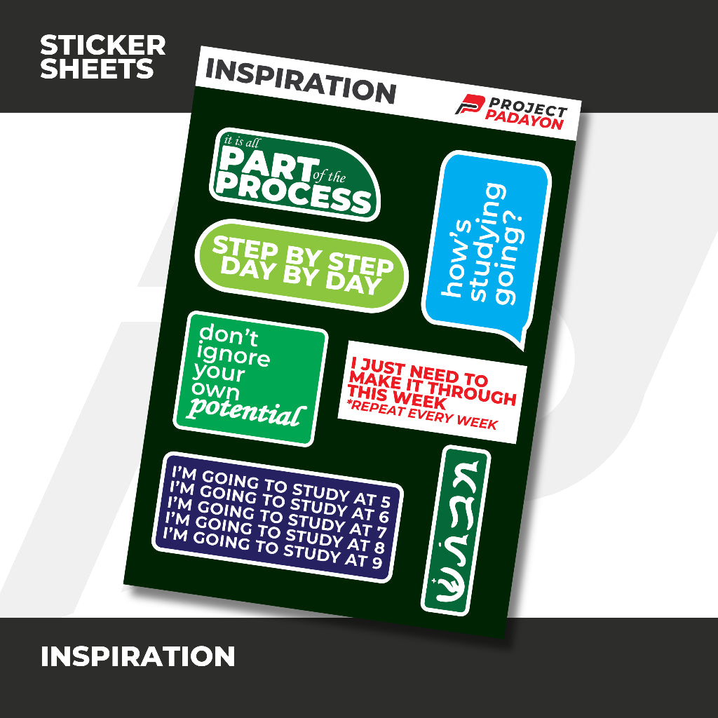 Project Padayon Theme Stickers