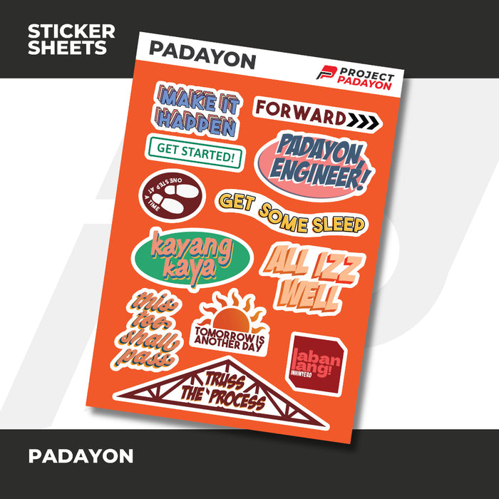 Project Padayon Theme Stickers