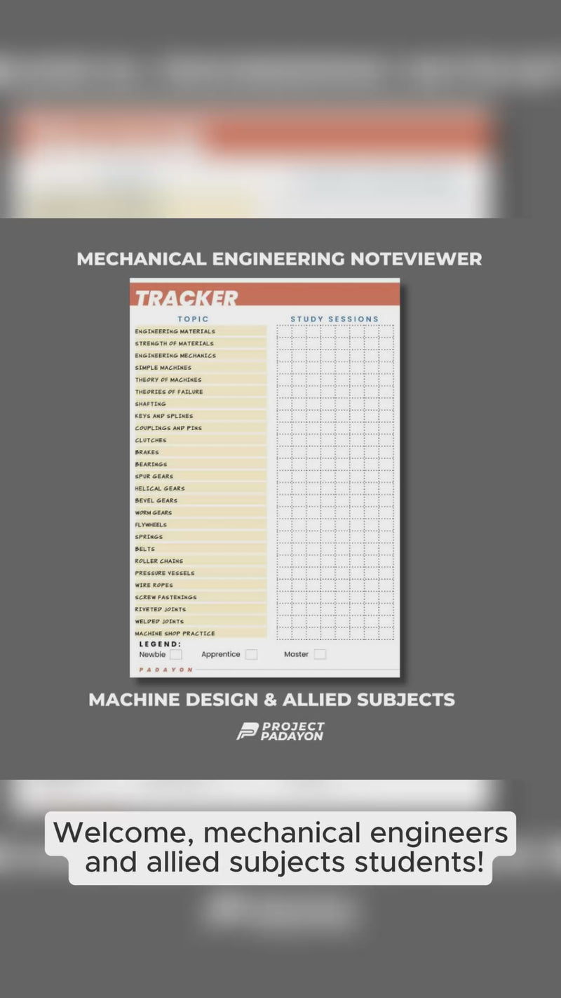 Mechanical Engineering NoteViewer - Machine Design and Allied Subjects (MD) - Leather Notebook