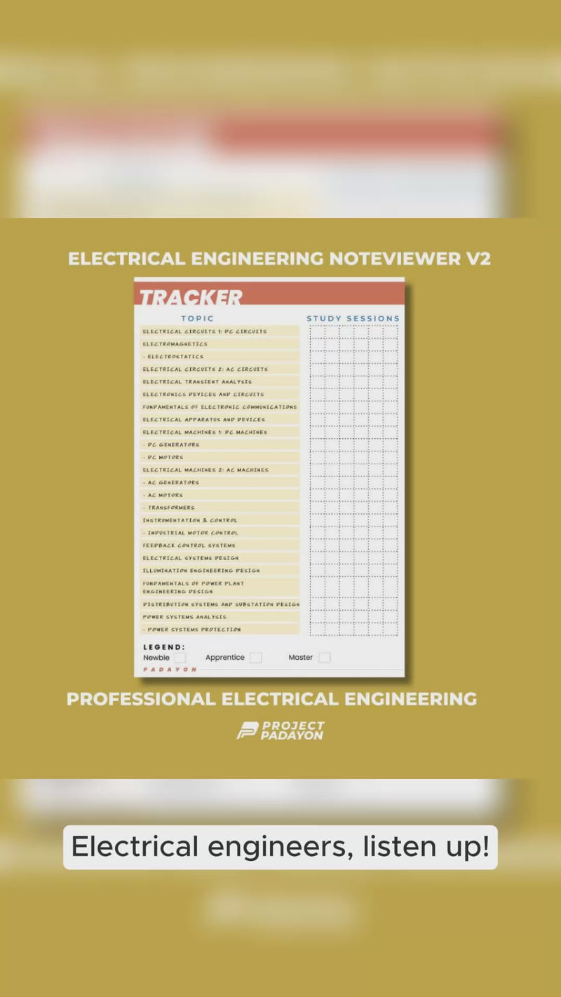 Professional Electrical Engineering (PEE) v2 Noteviewer - Leather - Project Padayon