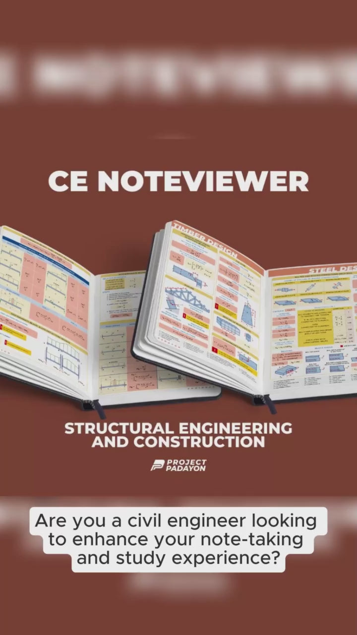 Civil Engineering NoteViewer - Structural Engineering and Construction (SCE) - Leather Notebook