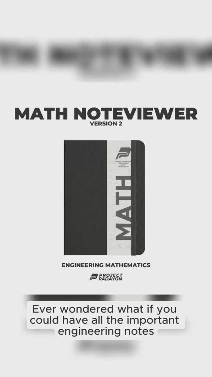 NoteViewer - Engineering Mathematics [Notebook + Reviewer] - Version 2 (with additional subjects)