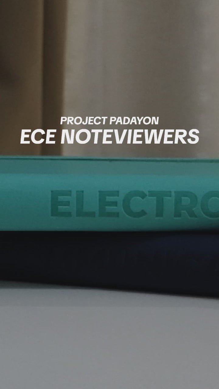 Electronics Engineering NoteViewer - Electronics [Notebook + Reviewer] - Leather Notebook