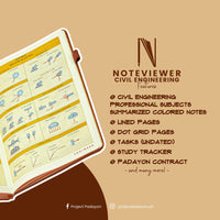 Civil Engineering NoteViewer - Hydraulics and Geotechnical Engineering + (HGE) [Notebook + Reviewer - Leather Notebook